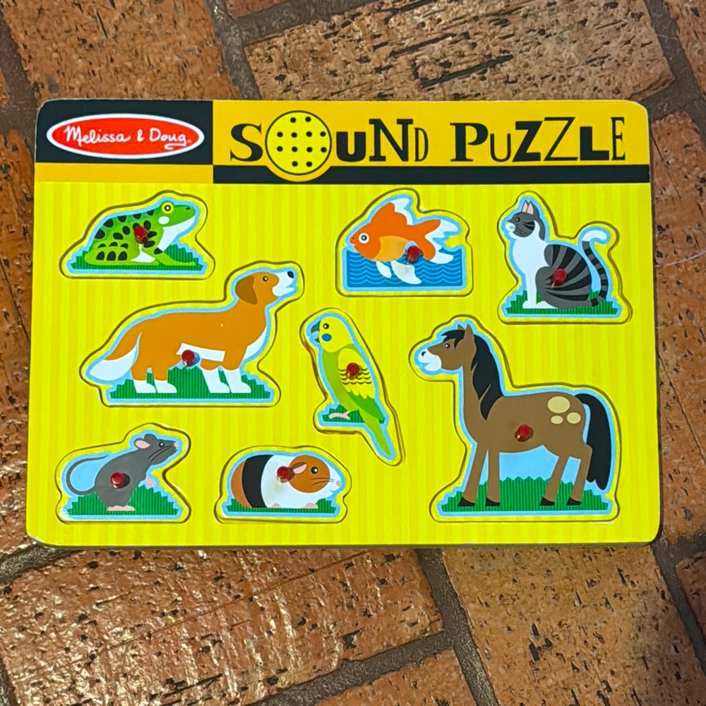 Melissa & Doug - Kids Sound Puzzle - 8 Piece - Pets